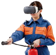 VR消火訓練シミュレータ